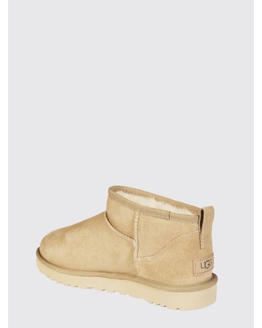 Ugg Natural Classic Ultra Mini Suede Ankle Boots