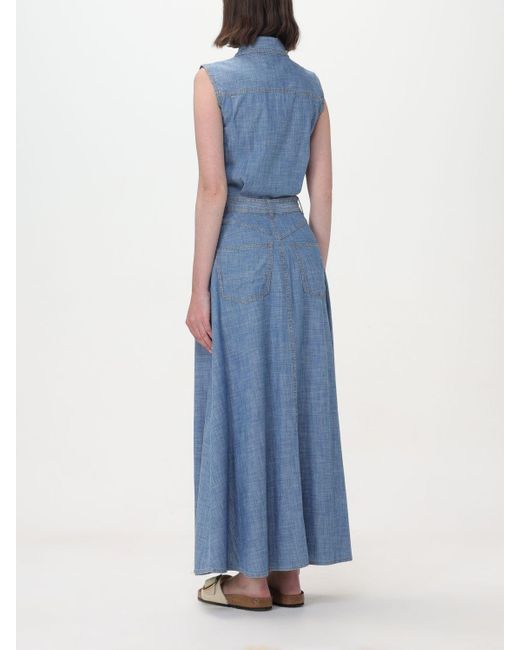 Semicouture Blue Dress