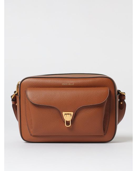 Coccinelle Brown Beat Soft Grained Leather Bag