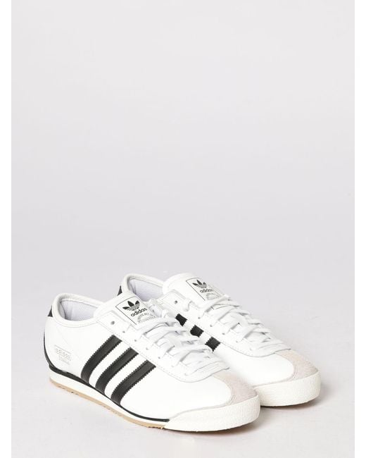 Adidas Originals White Italia 70S Leather Sneakers for men