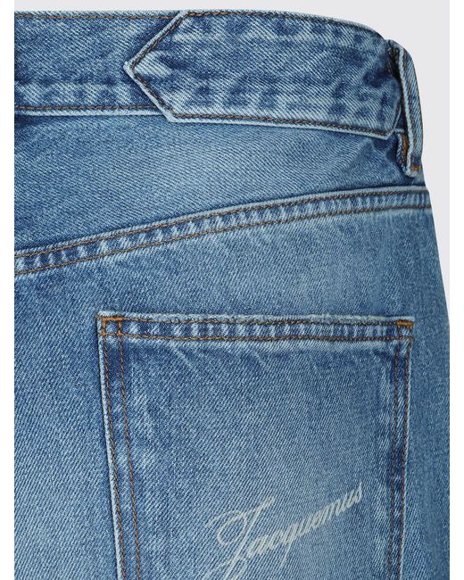 Jacquemus Blue Le De-Nîmes Mid-Rise Straight-Leg Jeans for men
