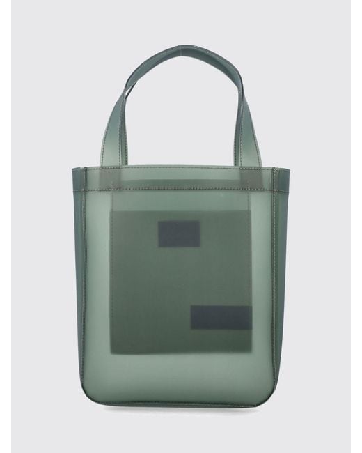 A.P.C. Green Lou Small Tote Bag for men