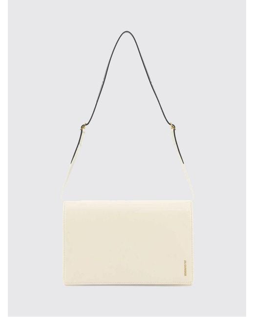 Jil Sander Natural File Calfskin Shoulder Bag