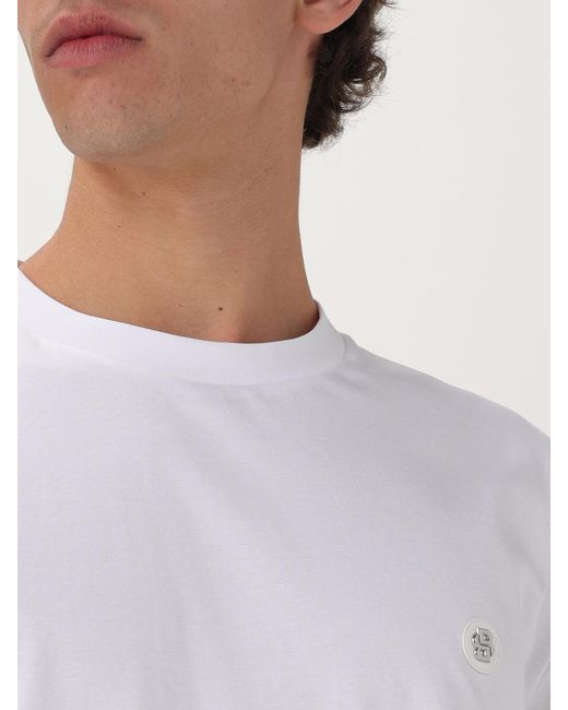 T-Shirt Basic di HUGO in White da Uomo