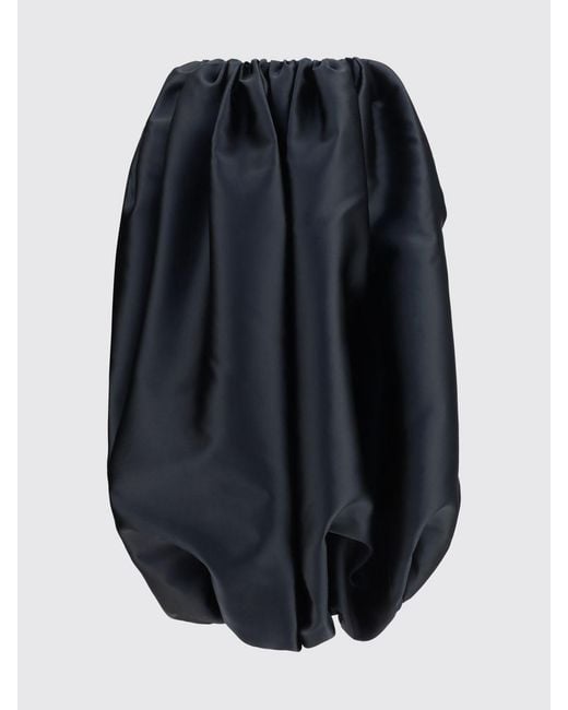 Calvin Klein Blue A-Line Midi Skirt