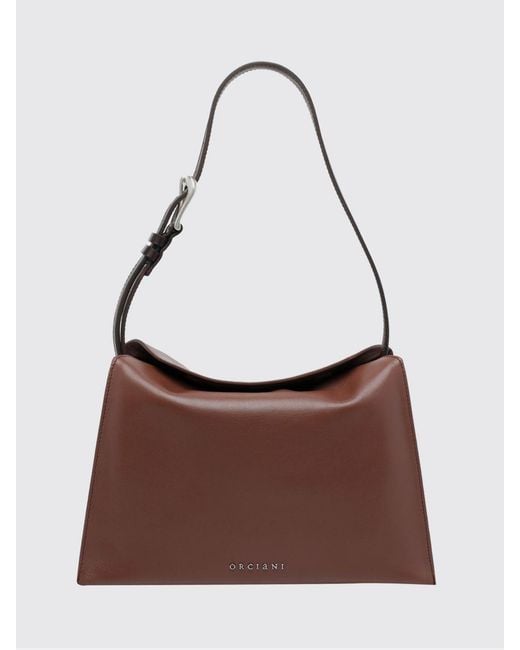Orciani Brown Handbag