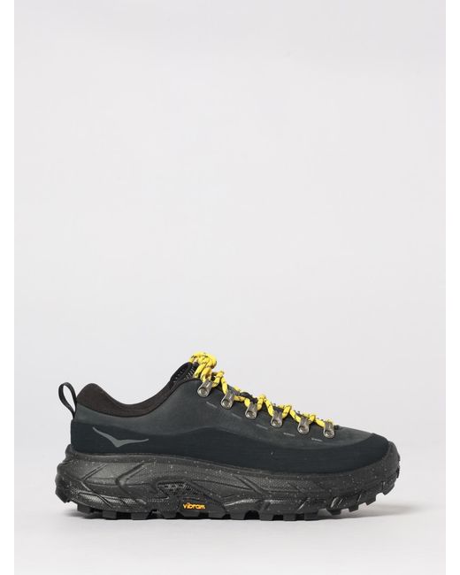 Hoka One One Black Tor Summit Nubuck And Rubber Sneakers for men