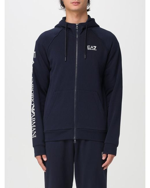 EA7 Blue Sweatshirt for men