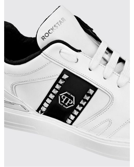Philipp Plein White Trainers for men