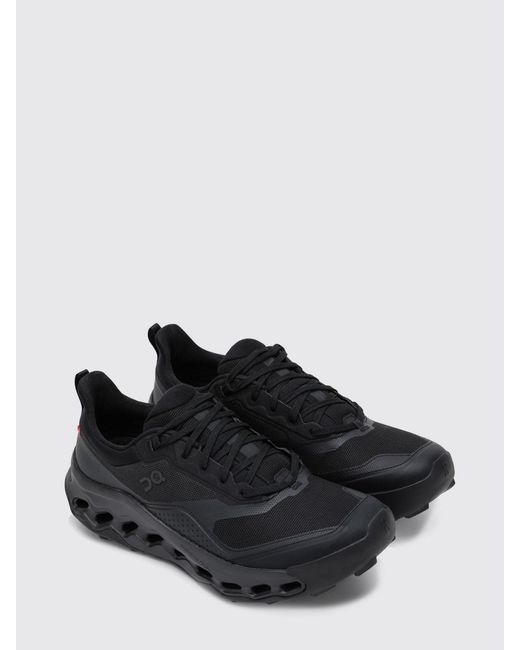 On Shoes Black Cloudhorizon 2 Mesh Running Sneakers With Extralight Sole for men