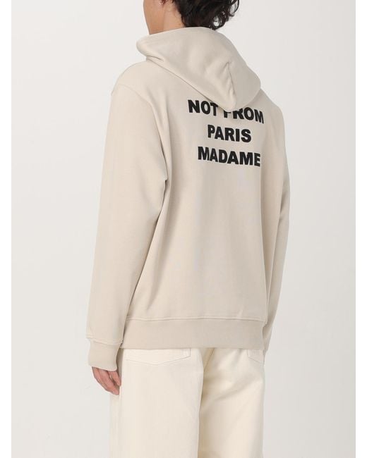 Drole de Monsieur Natural Drole De Monsieur Basic Cotton Sweatshirt for men