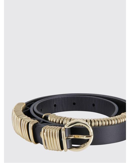 FEDERICA TOSI White Adjustable Smooth Leather Belt With Buckle