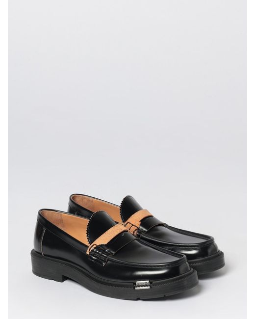 Maison Margiela White Brushed Leather Loafers for men