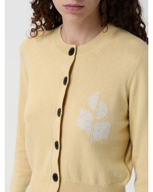Isabel Marant Blue Newton Cotton And Wool Cardigan