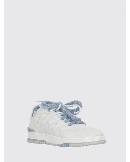 Axel Arigato White Area Lo Label Suede Sneakers for men