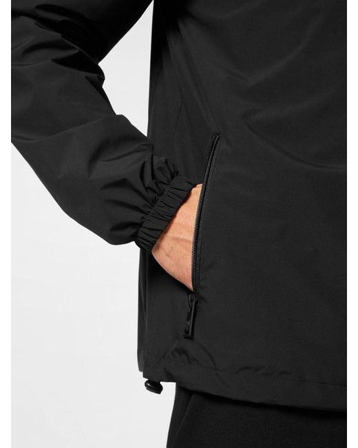 Philipp Plein Black Hooded Windbreaker for men