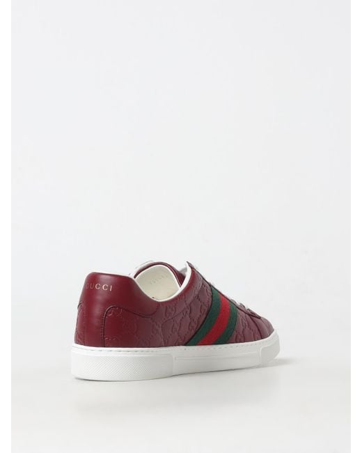 Gucci Red Ace Sneakers for men