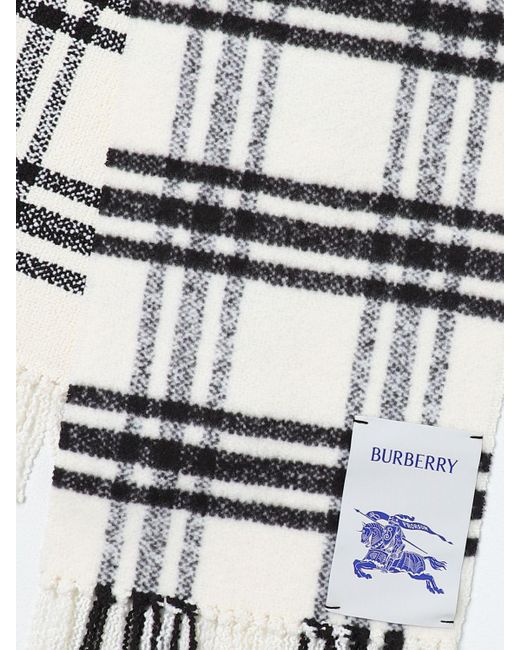 Burberry Scarf in White Lyst UK