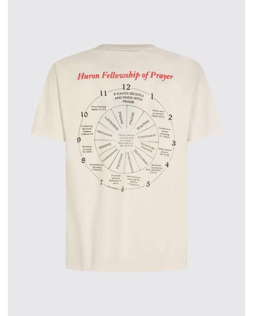 Willy Chavarria White Graphic Print Cotton T-Shirt With Contrasting Logo for men