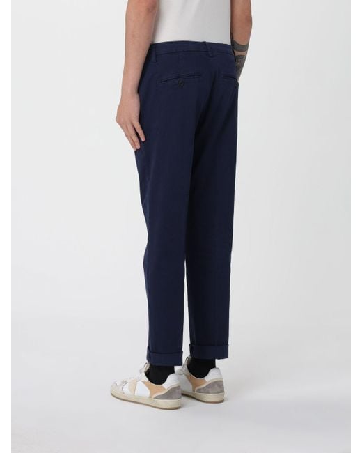 Dondup Blue Trousers for men