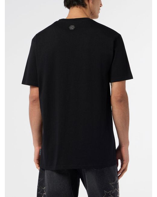 Philipp Plein Black T-Shirt for men