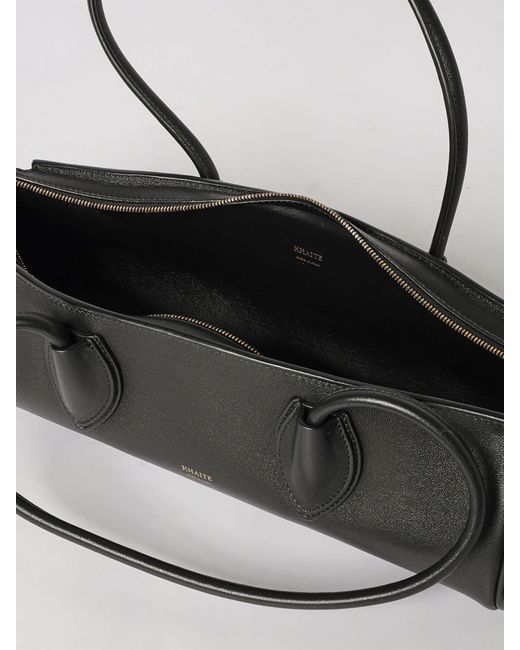 Khaite Black Leather Bag