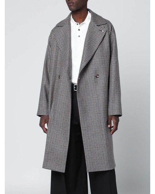 Tagliatore Gray Coat for men