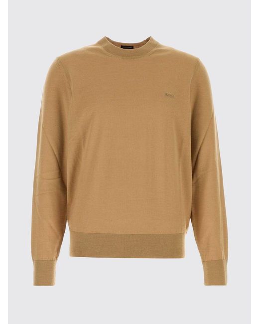 Boss Blue Crew-Neck Jumper for men