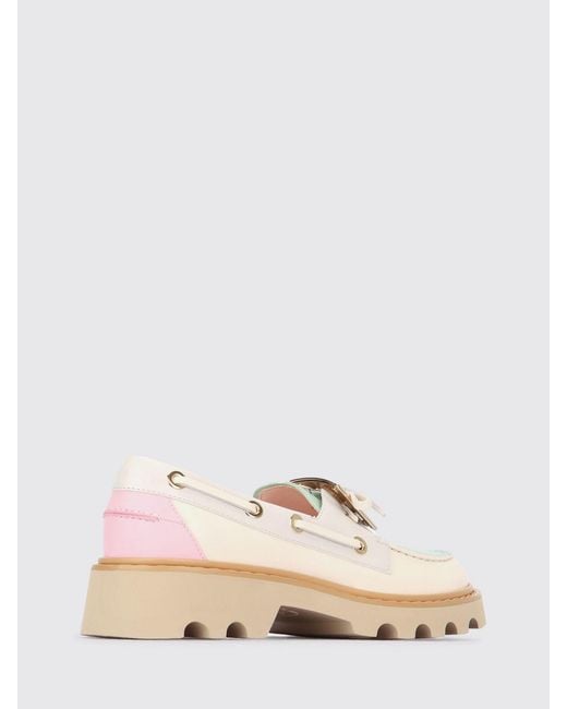 Roger Vivier Natural Viv' Rangers Leather Loafers