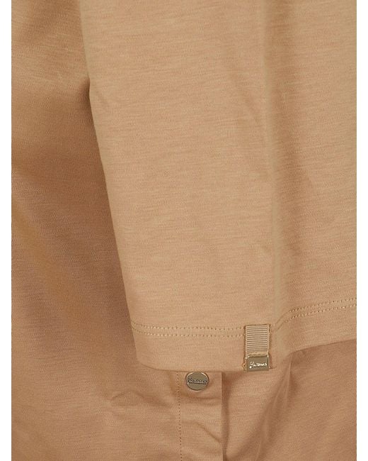 Herno Natural Short-Sleeved Crew Neck T-Shirt