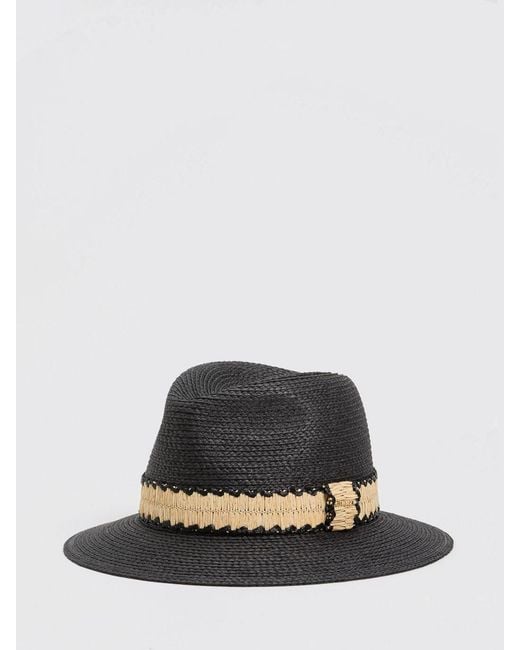 Twinset White Raffia Hat
