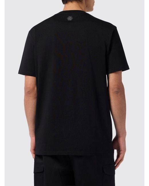 Philipp Plein Black T-Shirt for men