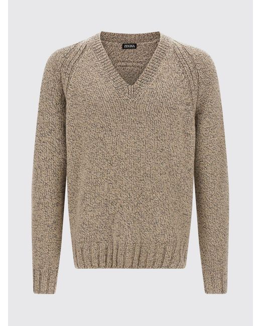 Zegna Strickjacke Herren in Natural für Herren