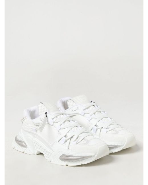 Sneakers Airmaster in mesh e pelle di Dolce & Gabbana in White da Uomo
