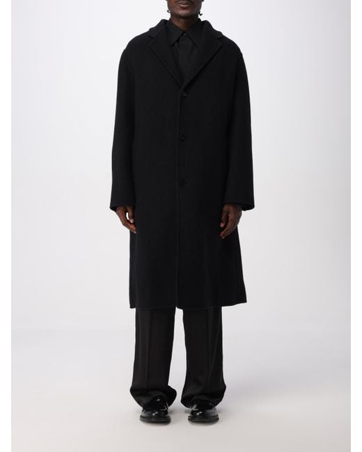 Jil Sander Black Trench Coat for men