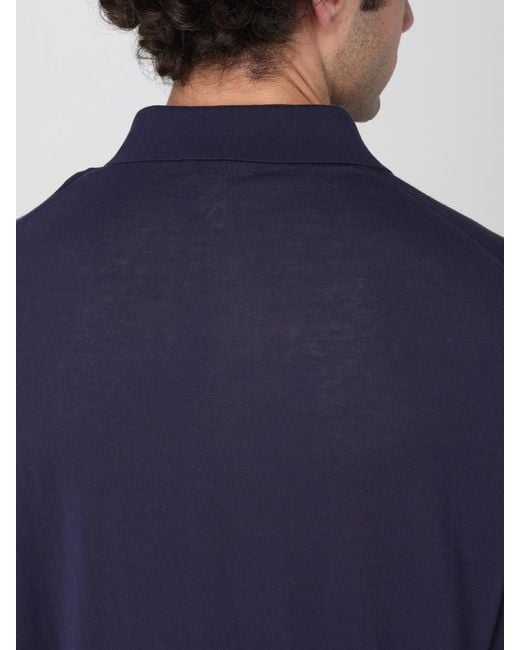 Ballantyne Baumwoll-Poloshirt in Blue für Herren