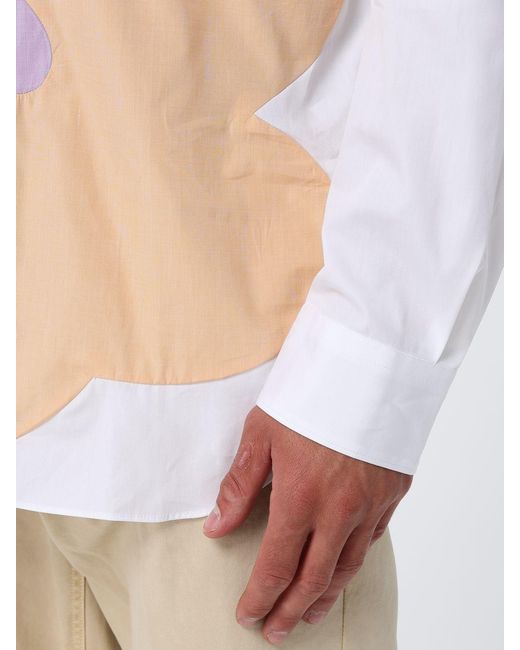 Comme des Garçons White Comme Des Gar&Ccedil	Ons Floral Print Cotton Shirt for men