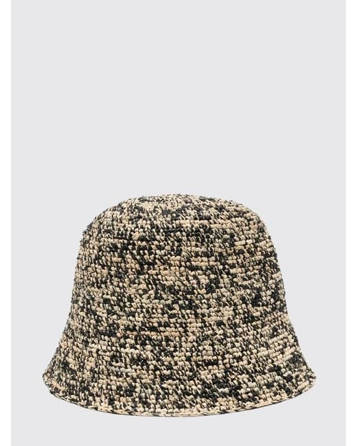 IBELIV Metallic Andao Crocheted Raffia Hat