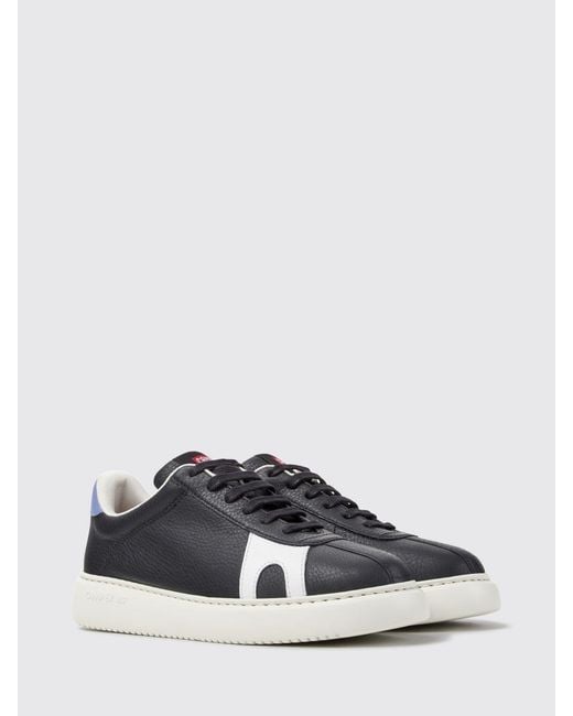 Camper White Twins Low-Top Calfskin Trainers With Contrast Logo