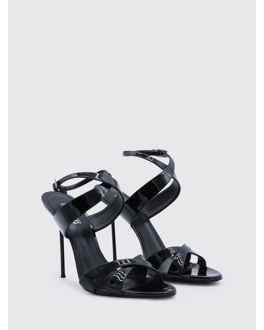Paris Texas White Lidia Calfskin Sandal