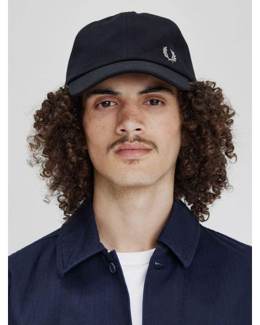 Fred Perry Blue Hat for men