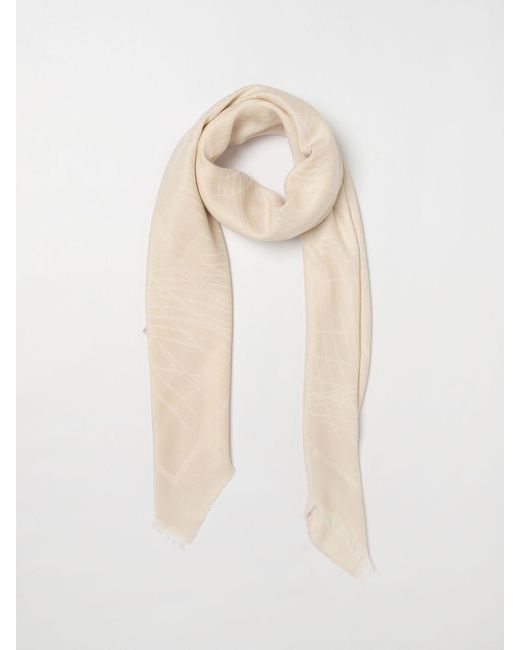 Elisabetta Franchi Natural Lurex Scarf
