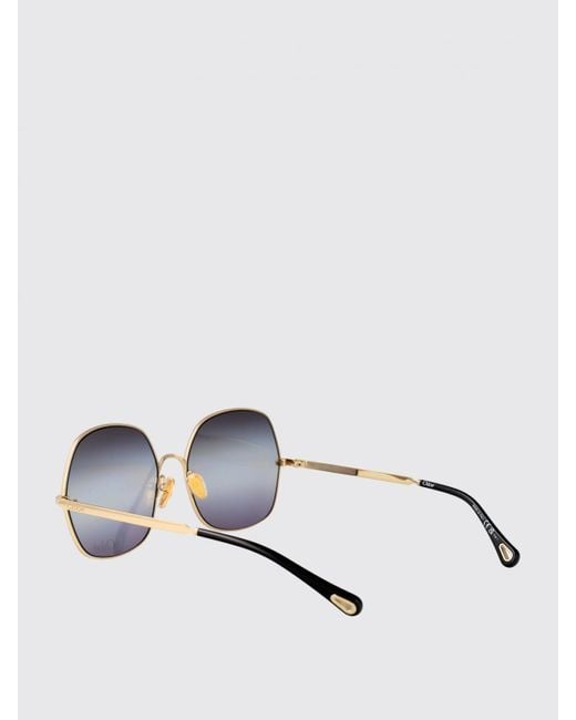 Chloé White Ce143S Sunglasses Octagonal Frame