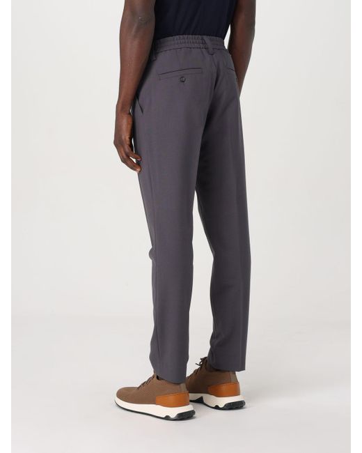 Paolo Pecora Blue Trousers for men