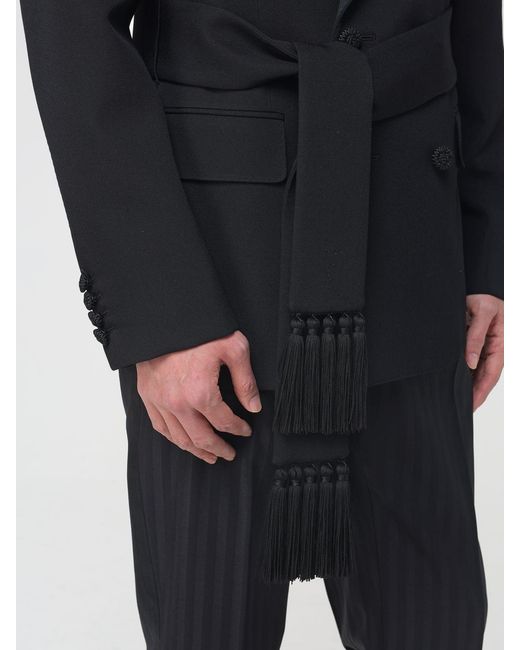 Valentino Blue Virgin Wool Double-Breasted Blazer for men