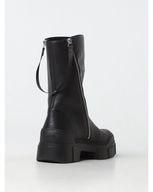 Bottines Plates Femme Vic Matié en coloris Black