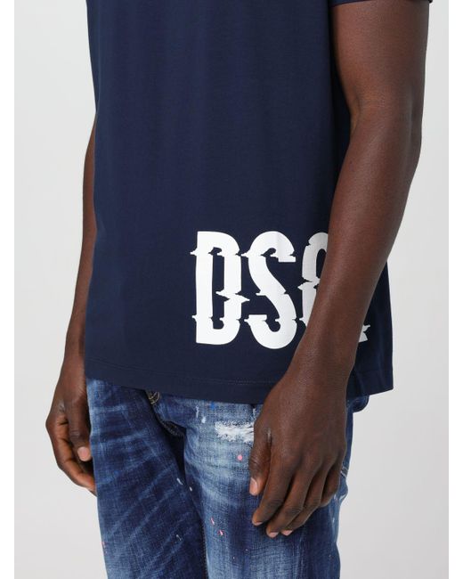 DSquared² Blue T-shirt for men