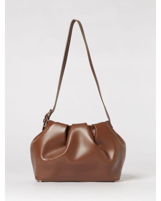 THEMOIRÈ Brown ThemoirÈ Draped Vegan Leather Athena Bag