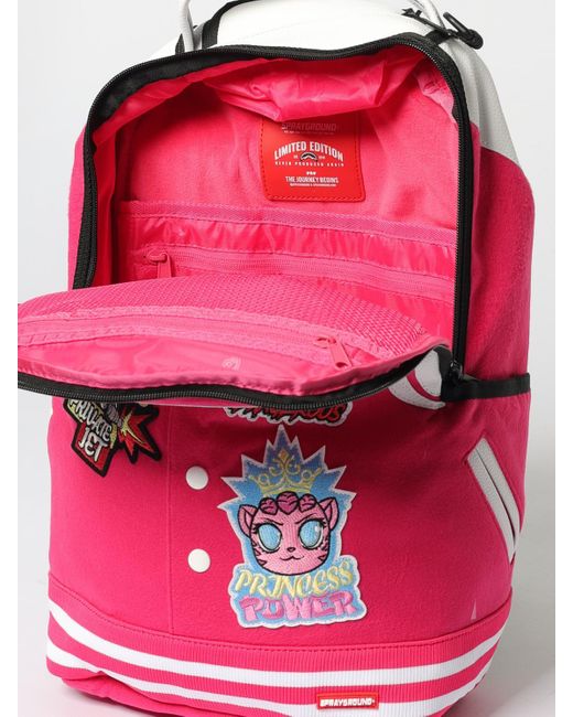 Sprayground Pink Backpack for men