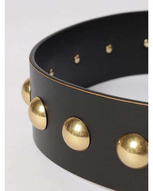 Chloé Gray ChloÉ Calfskin Belt With Studs
